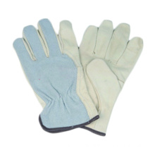 White Cow Grain Driver Glove, Safety Work Glove